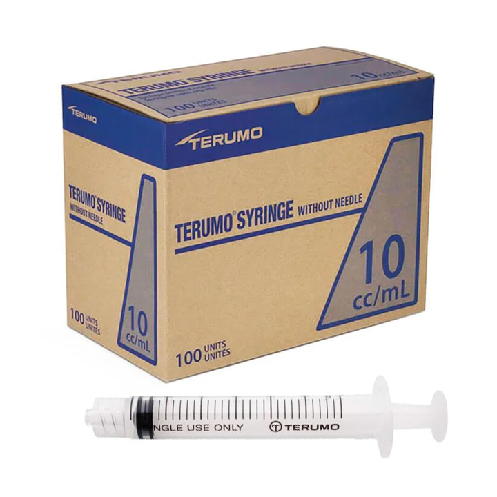 Terumo™ 10cc Syringe Only Luer Lock 100 Box – Bondi Medical Supplies Inc