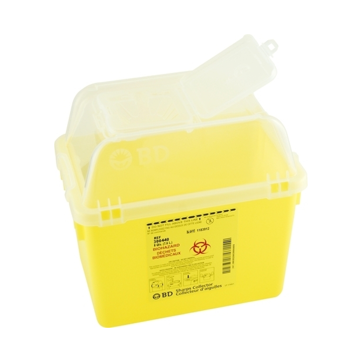 Bd Collection Containers BD™ Sharp Collector Yellow Container 7.6L – Bondi Medical Supplies Inc