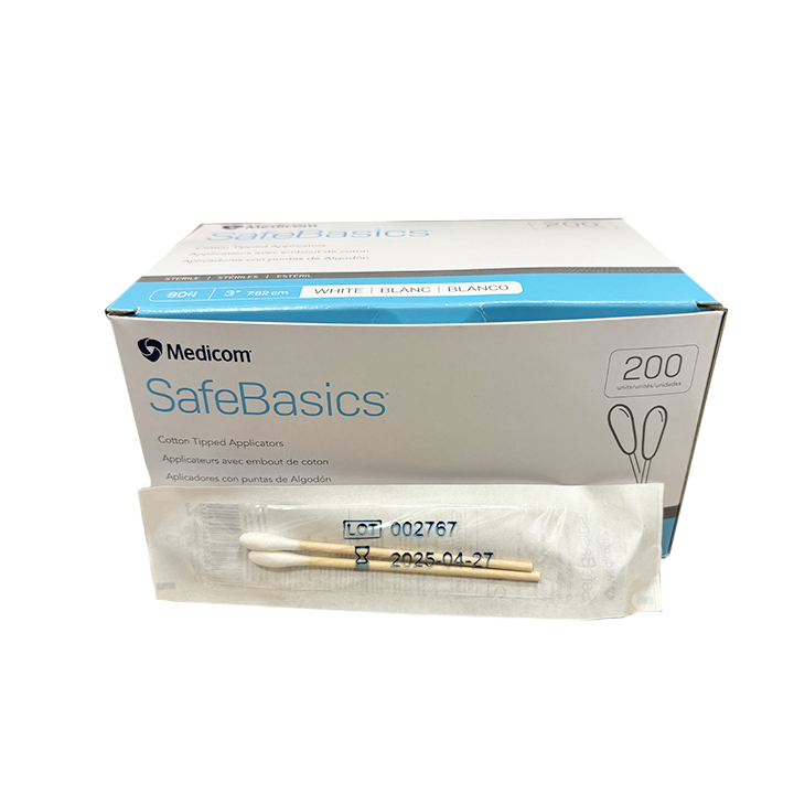 Sterile Cotton Tip Applicator 3'' - 2/pack - 100 Packs/Box – Bondi ...