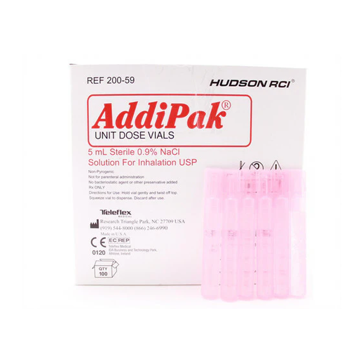 Addipak Rgp Contacts Addipak 0.9% Sodium Chloride Solution 5mL 100 vials/Box – Bondi Medical ...