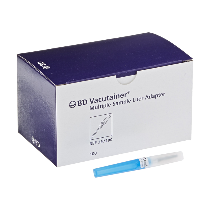 BD Vacutainer® Luer Adapter - 367290 100/Box – Bondi Medical Supplies Inc