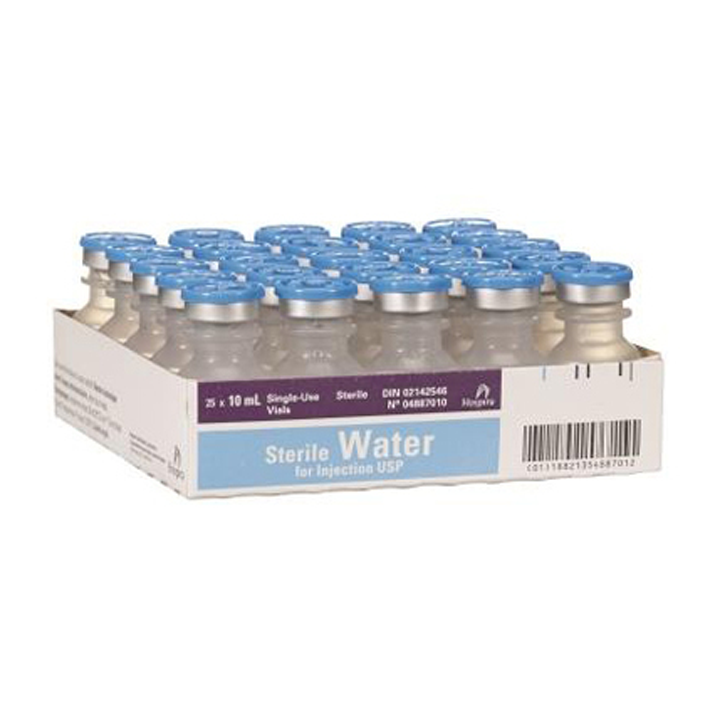 Sterile Injection Base One Sterile Water Vial 10ml for Injection USP 25/case – Bondi Medical ...