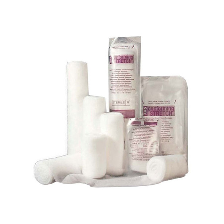 Medical Lab File AMD Ritmed Sterile Conforming Stretch Gauze Bandage, 4.1yd 12/Pack, Ca ...