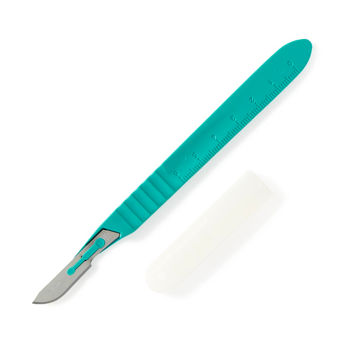 Disposable online scalpel blades
