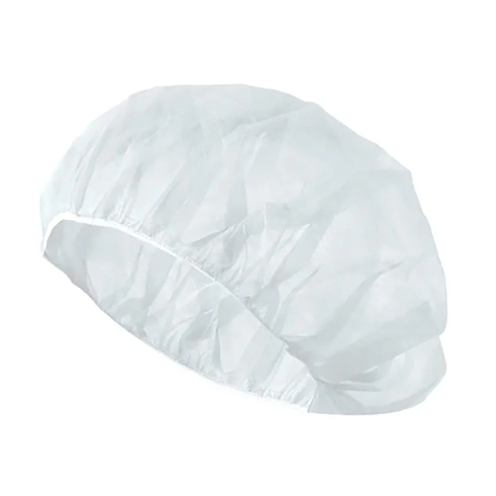 21'' White Bouffant Cap Disposable 500/Case