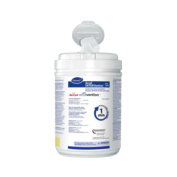 Accel INTERVentionTM 1 Minute Wipes 160/Container – Bondi Medical ...
