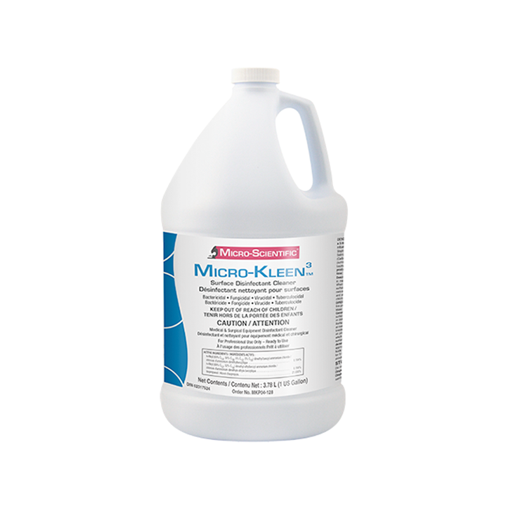 Micro-Kleen 3 Hardsurface Disinfectant 3.8L – Bondi Medical Supplies Inc